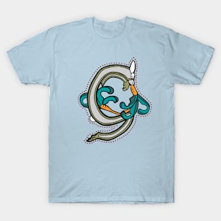 Medieval Rabbit Letter G T-Shirt